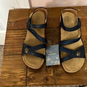 BC studio, women’s barley, cork, wedge sandals, never worn